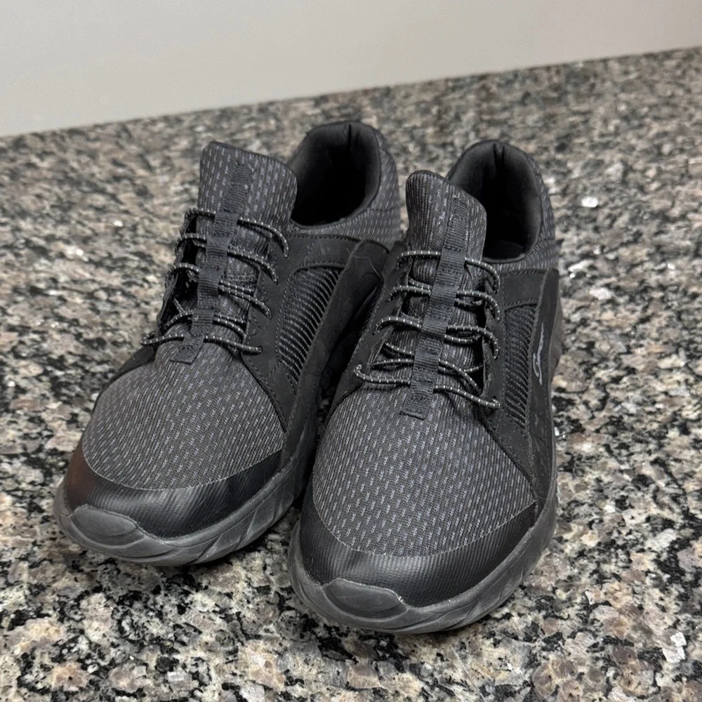 Sporto Men's Charcoal Black Sneakers